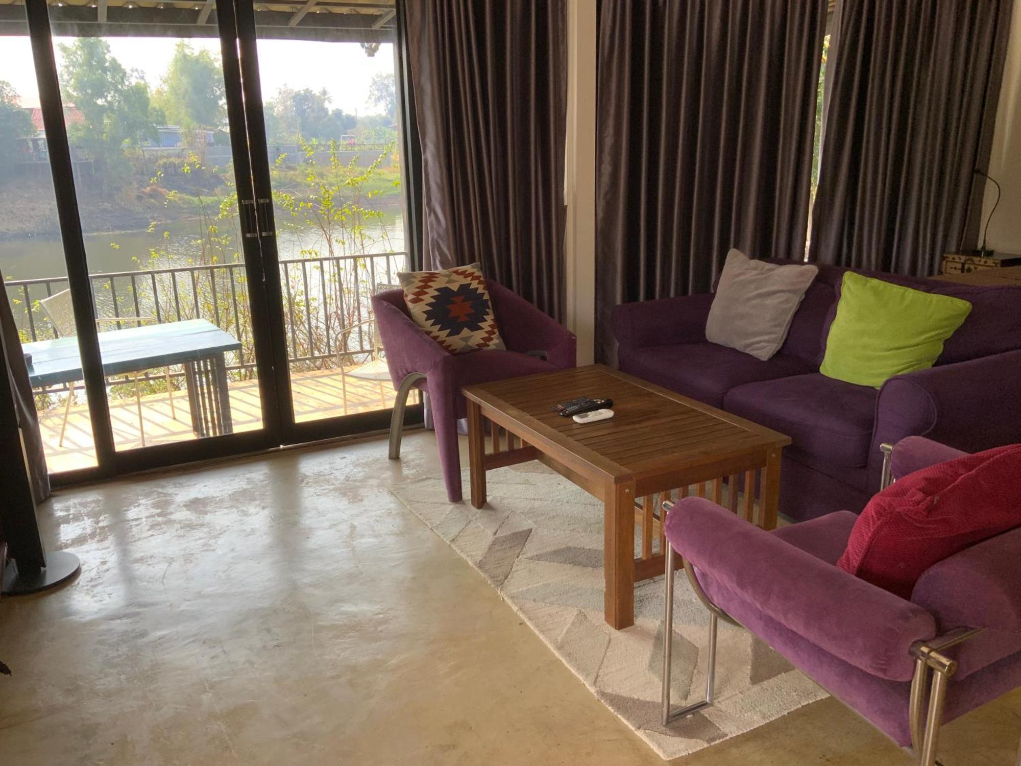 Morocco Blue Cafe By Chilong River Farm Resort Muang Kosum Екстериор снимка